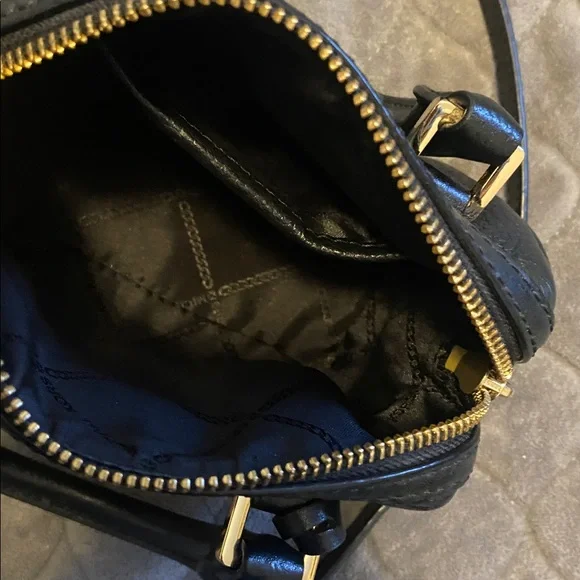 Michael Kors Black Pebbled Leather Mini Bag - Picture 4 of 12